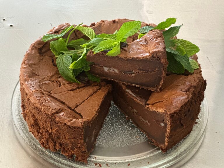 A chocolate cake